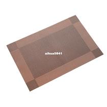 1 Pair PVC Quick-drying Placemats Insulation Mats Non-Slip P