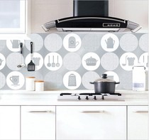 South Korea range hood anti-smoke wall sticker hearth waterproof aluminum foil paper kitchen anti-oil sticker cupboard high temperature resistant