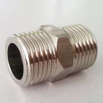 Authentic 304 stainless steel outer wire connector hexagon outer wire inner joint double head pair wire direct