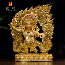 Diamond-hand Buddha statue Tibetan Buddhism Nepal handmade pure copper full-body gold 10 inch large trend to Bodhisattva Buddha statue