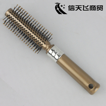 Hairdressing Comb Gear Comb Round Leather Tooth Comb Hair Roll Comb