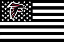 Atlanta Falcons Star Bar US flag flag