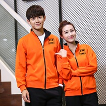 Hotel fast food restaurant overalls long sleeves supermarket stores Internet cafes hot pot burger restaurant waiter autumn and winter coat women