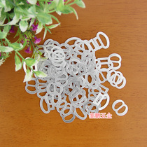 Chinese brand traditional old-fashioned cloth shoes button metal aluminum shoe buckle 8-shaped buckle AB buckle buckle shoe accessories widened extra thick