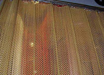  High-quality mesh curtain supplier metal decorative hanging curtain Daquan metal hook flower spiral mesh curtain size can be customized