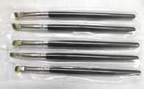 Small eye shadow brush oblique eyebrow brush eye shadow stick (length 12CM) simple transparent packaging