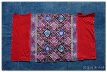 Zhuangjin old brocade Small Brocade Embroidery piece ethnic crafts silk thread 38 * 37cm ay118