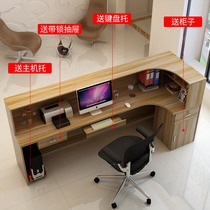 Restaurant display wine cabinet hotel front desk against the wall display cabinet cashier counter restaurant corner bar table