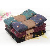 Autumn and winter New Christmas tree Big Bad Wolf Little Red Riding Hood thick thin cartoon animation pattern stepping socks leggings