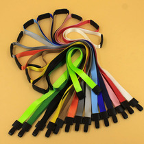 Work permit card cover sling High quality badge rope Badge certificate cover Employee card lanyard Safety buckle rope 1 5cm