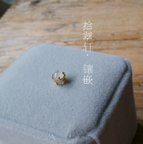 (ten Cuxuan-inlaid) 18K gold emerald egg noodles with a small pendant with a detailed stay chart