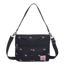 Hello Kitty Fugitive Tour Dual Used Shoulder Backpack - Black KT00B13BK