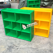  Childrens plastic toy cabinet combination cabinet Plastic school bag rack toy rack locker Kindergarten toy cabinet