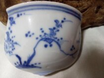 Rare Kangxi flower view Blue and white ancient porcelain pieces Porcelain antique specimens Fidelity package Old porcelain bowl bottle pot cup plate jar