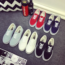 Inlen Han Edition Classic Brief Comfort Fall Comfort Fall New Sails Shoes Womens Korean Version Student Mens Shoes Slip-Board Shoes Little White Shoes