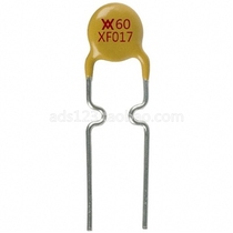 Straight insertion self-restoring fuse RXEF017 X72XF017 0 72V 17A 170MA PPTC 