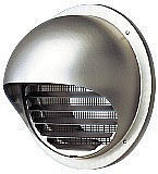 The outer wall of the bath bully ventilator is suitable for 10 cm wall with an insect-proof mesh cover