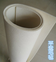 Customized industrial wool felt special-shaped density wear-resistant wipe oil suction seal felt fine white industrial felt 8mm thickness