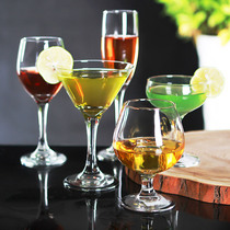 Cocktail Cup Martini Cup unleaded glass tall wine glass champagne cup cognac wine glass