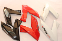 Suitable for Yellow Dragon BN600 TNT600 Chicken fin tank left and right side protection plate front guard plate