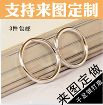 999 foot silver ring personality sterling silver ring men and women couple tail ring a pair can be customized jewelry lettering