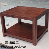 Classic wood art YYD2 sound edge single two-layer-power amplifier rack-solid wood cabinet-audio equipment rack