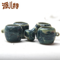 Early word country picture embroidered eye bird Cup Cup Cup Cup bird tank golden green soybean bean shellfish diameter 20-22