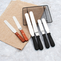 8-inch 10-inch plastic handle spatula kiss knife cake scraper cream knife scraper curved kiss knife decorating knife