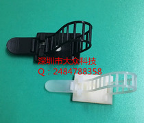 Adhesive adjustable tie wire fixing seat 3M back glue can screw fixed wire clamp ACT-17 (ABS)