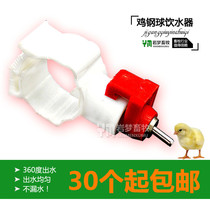 Full raw material chicken with automatic steel ball Drinking water dispenser clamping ball valve nipple chicken Drinking water dispenser ball valve chicken with water drinker