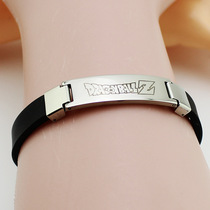 Dragon Ball Dragon Ball Flat Titanium Steel Bracelet Creative Simple Versatile Fashion Ins Style Stainless Steel Bracelet