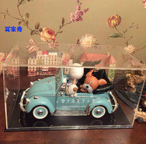 Acrylic plate display box Custom made transparent cover Plexiglass dust box Acrylic car mold box