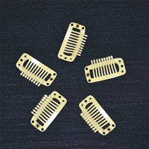 Woven hair repair mens and womens wig hair block hair piece Real hair special imported stainless steel hair clip Super durable