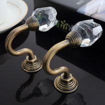 Crystal curtain hanging wall hook hook strap curtain buckle wall hook household zinc alloy material