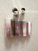 Copper nickel-plated pneumatic external hexagon internal thread one-way valve check valve check valve pneumatic components 1 2 3 4 points