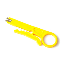 Yellow network wire stripping knife small yellow knife telephone line stripping knife network module card wire knife wire cutting tool wire stripping tool wire cable knife wire knife Mini small dial knife