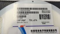 Fenghua Hi-Tech SMD Capacitor 1206 300J 30P 50V 5% Fixed Capacitor Porcelain Capacitor One Plate 4K