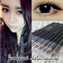 Chiley Black Rod eyeliner eyebrow pen dual makeup pen waterproof non-dizzy makeup eyeliner cos cos