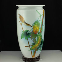 Jingdezhen Ceramic Zhong Xinyi Sweet Pastel Enamel Crafts Vase