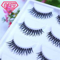 Hw-03 month Princess Net Red Cross false eyelashes natural thick simulation half eye tail innocent eyelashes