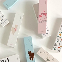 South Korea imported cartoon floral portable toothbrush disinfection box toothbrush sterilization sterilizer travel storage box