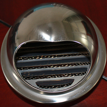 Outdoor tuyere iron hat Outdoor fresh air outlet Stainless steel rain cap