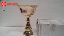 Tibetan Buddhism lamp Nepal pure brass butter lamp caliber 11 5cm * high 16cm Temple Special