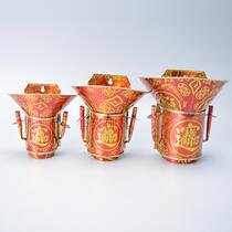 Buddha supplies round incense burner sandalwood incense burner incense burner iron sheet cincense burner iron cover treasure hanging fireplace incense burner