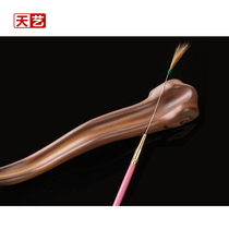 Yangzhou Tianyi rose mahogany handle Silver needle chicken feather stick Ear picking tool Ear spoon ear digging tool single root