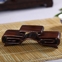 Haolinxuan Black Azimu scrolls A few strange stone ornaments Tea set base medium high two low shapes