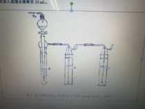 Fucoidan gel measuring device Experimental glass instrument