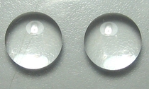 Flat-convex lens K 9-8 0mmF=10 0mmF=10 0mm (uncoated)