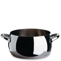 100% UK imports Alessi Mami Casserole mirror polished stainless steel stockpot 20 24cm