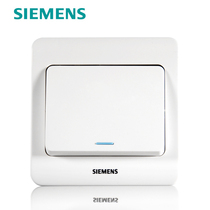 Siemens switch panel Siemens switch socket vision Yabai fluorescent one-open dual control switch panel